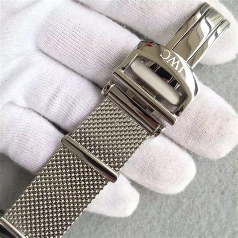 IWC 1410 / IWC MESH BRACELET WITH IWC BUCKLE.